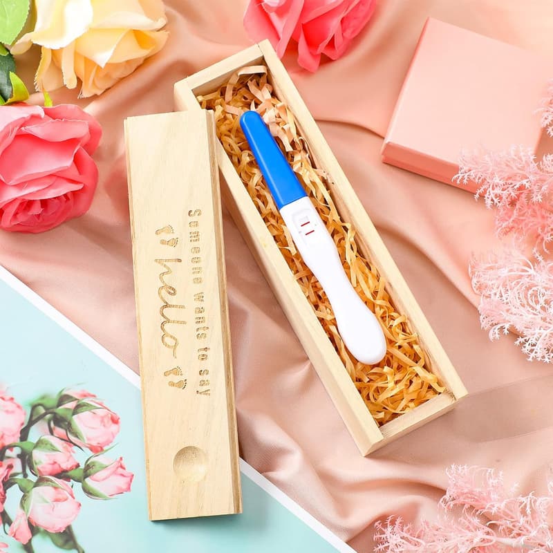 Pregnancy Announcement Keepsake Box for Husband & Grandparents