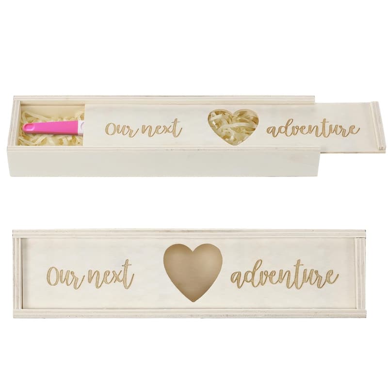 Pregnancy Announcement Keepsake Box for Dad and Grandma