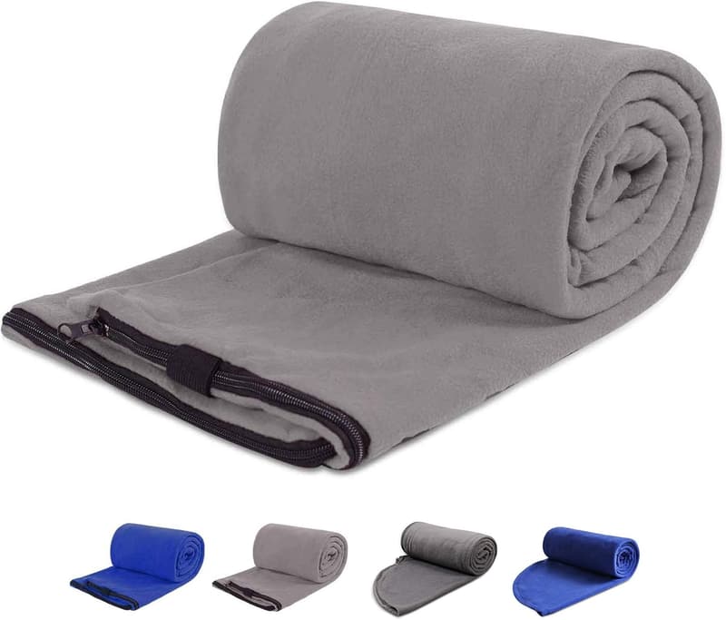 Fleece Camping Blanket Liner for Adults - 75