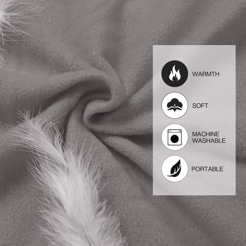 Fleece Camping Blanket Liner for Adults - 75