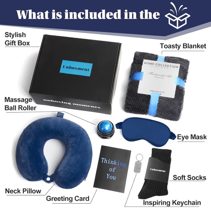Get Well Soon Gift Basket for Men - Post-Surgery Care Package
