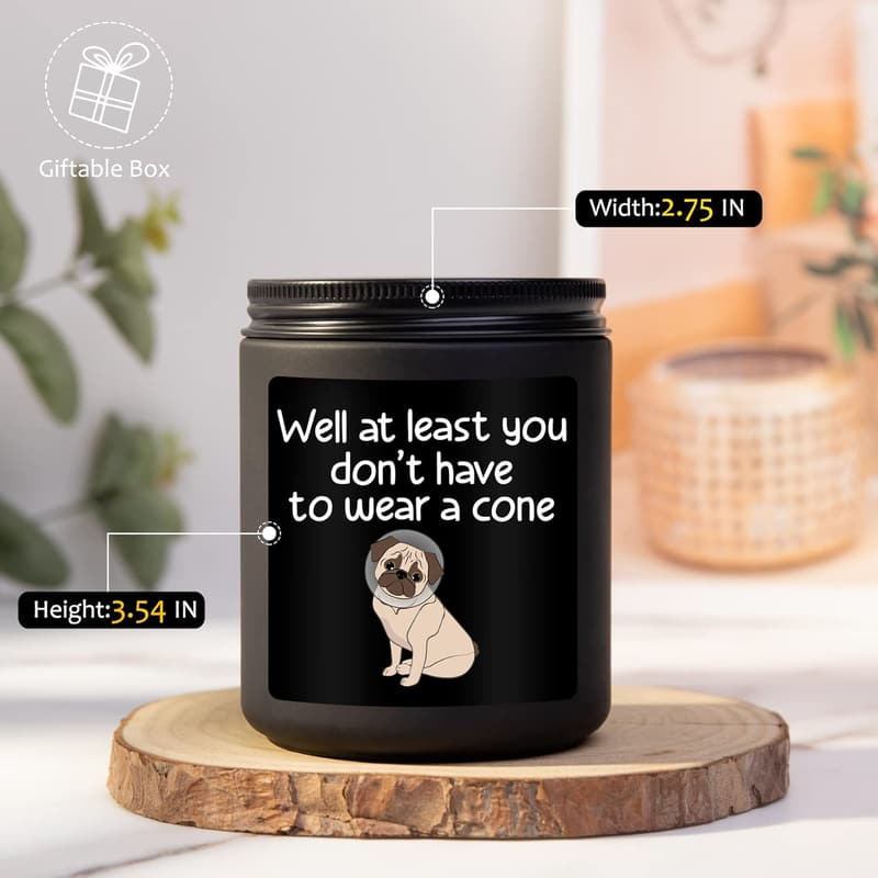 Get Well Soon Gift Basket - Scented Candle for Men
