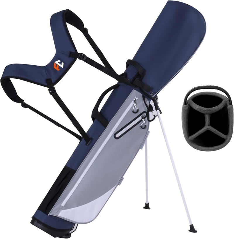 Lightweight Golf Bag with Dual Straps & 4-Way Dividers