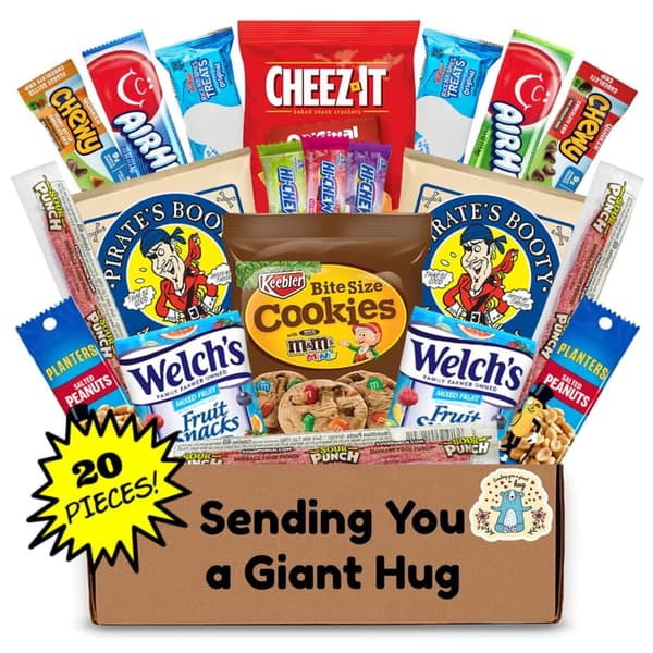 Recovery Gift Basket - Comforting Snacks for Men & Women