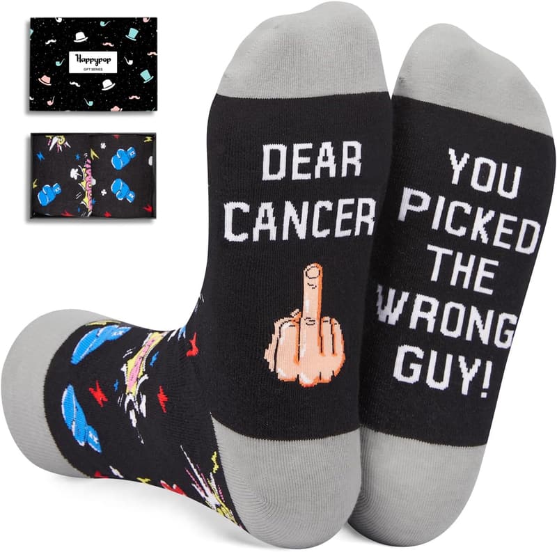 Breast Cancer Awareness Socks for Women - Inspirational Gift
