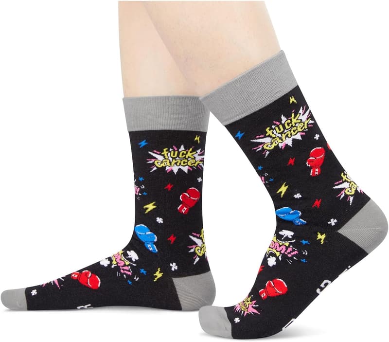 Breast Cancer Awareness Socks for Women - Inspirational Gift