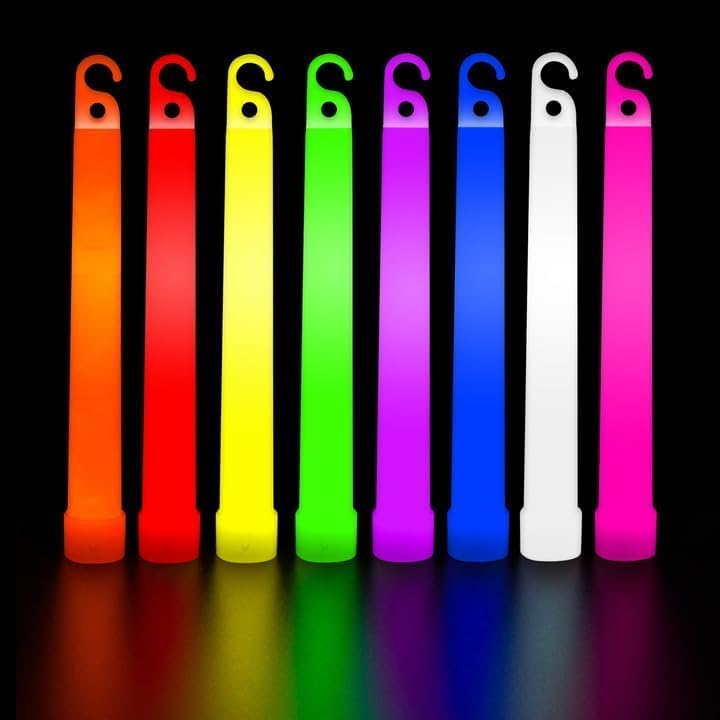 Ultra Bright Glow Sticks - 30 Pack for Parties & Emergencies