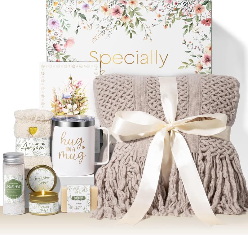 Get Well Soon Care Package for Women – Spa Gift Basket