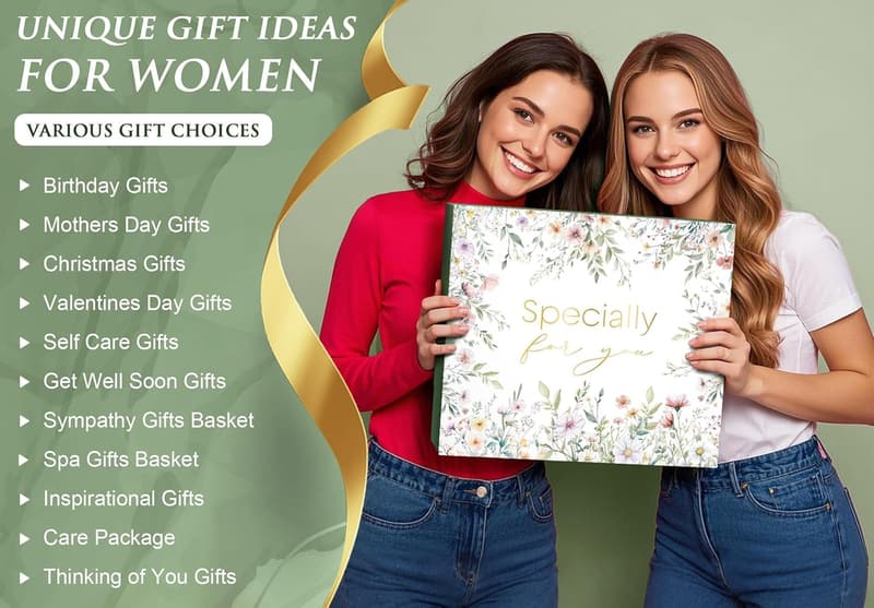 Get Well Soon Care Package for Women – Spa Gift Basket