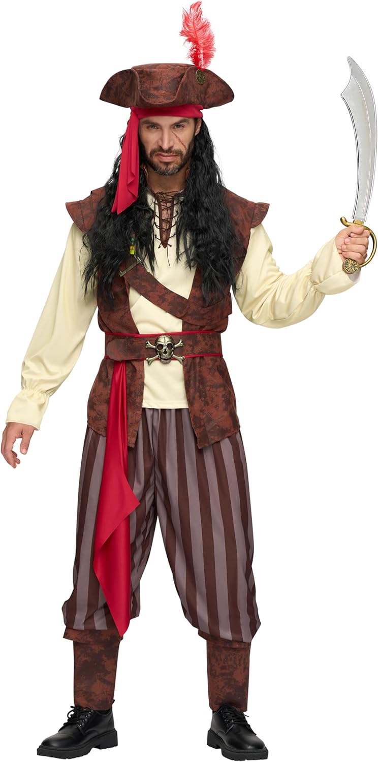 Halloween Men's Caribbean Pirate Costume