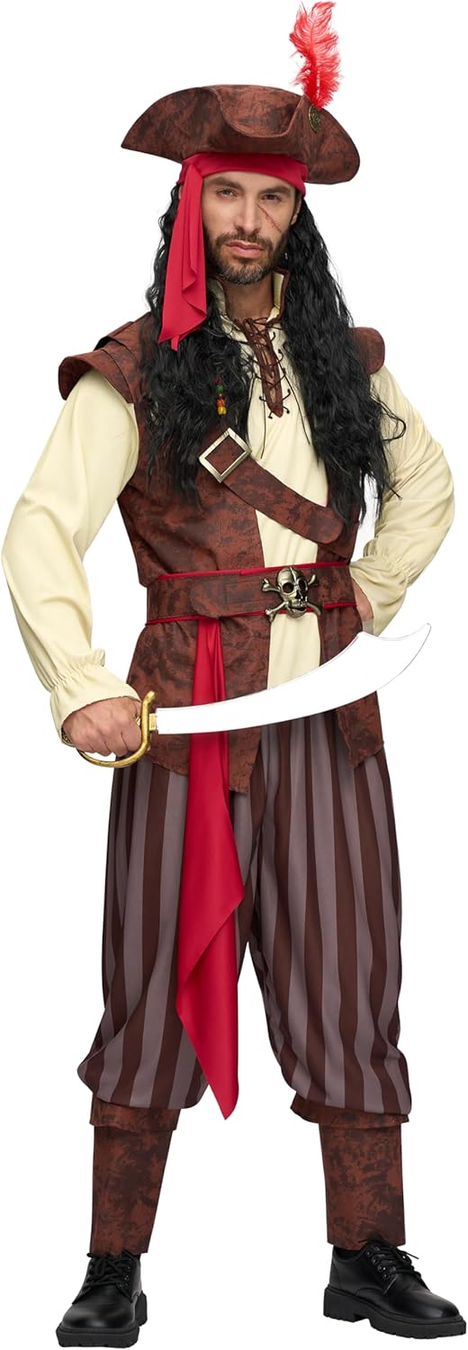 Halloween Men's Caribbean Pirate Costume