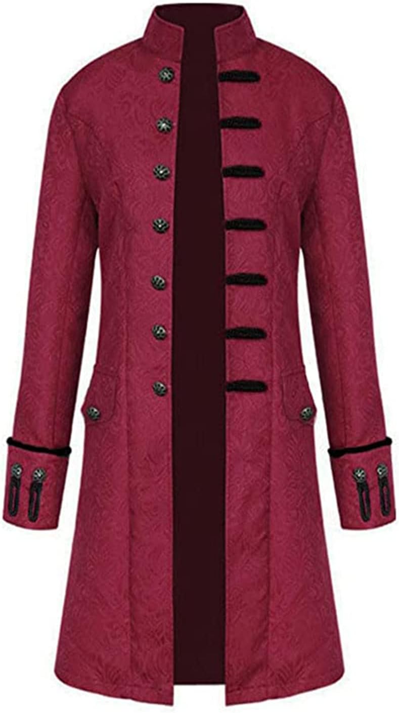 Vintage Steampunk Jacket - Embroidered Gothic Costume