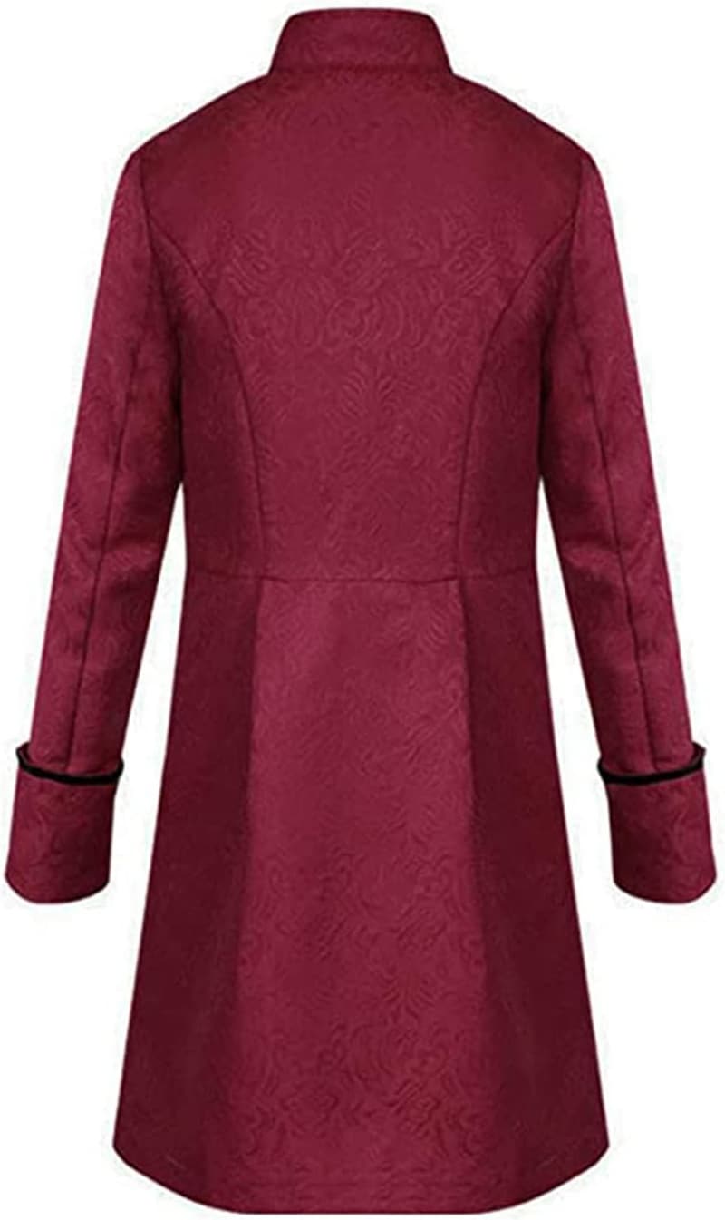 Vintage Steampunk Jacket - Embroidered Gothic Costume