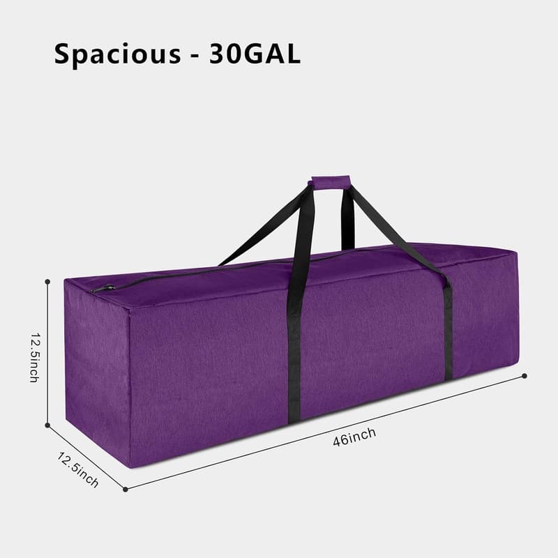 Extra Large Waterproof Zippered Duffel Bag for Travel & Sports