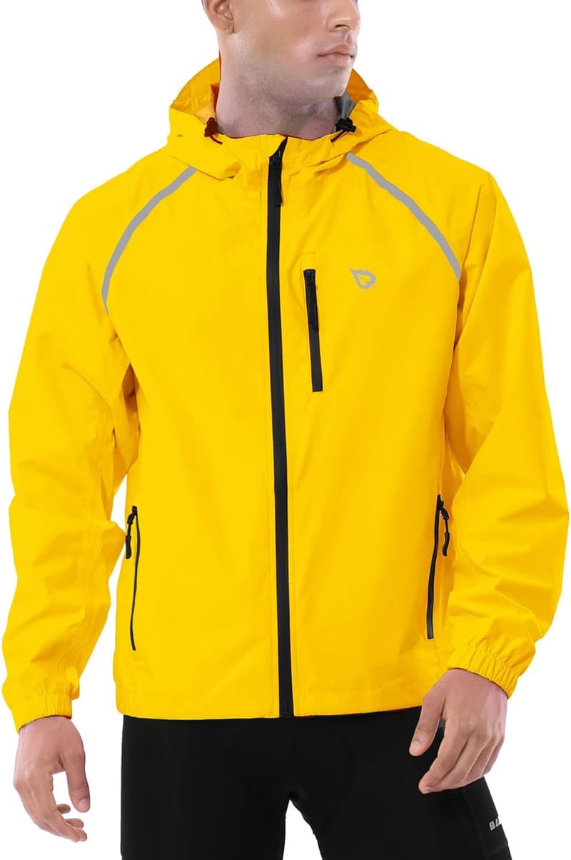 Men's Waterproof Windbreaker Jacket - Lightweight & Packable