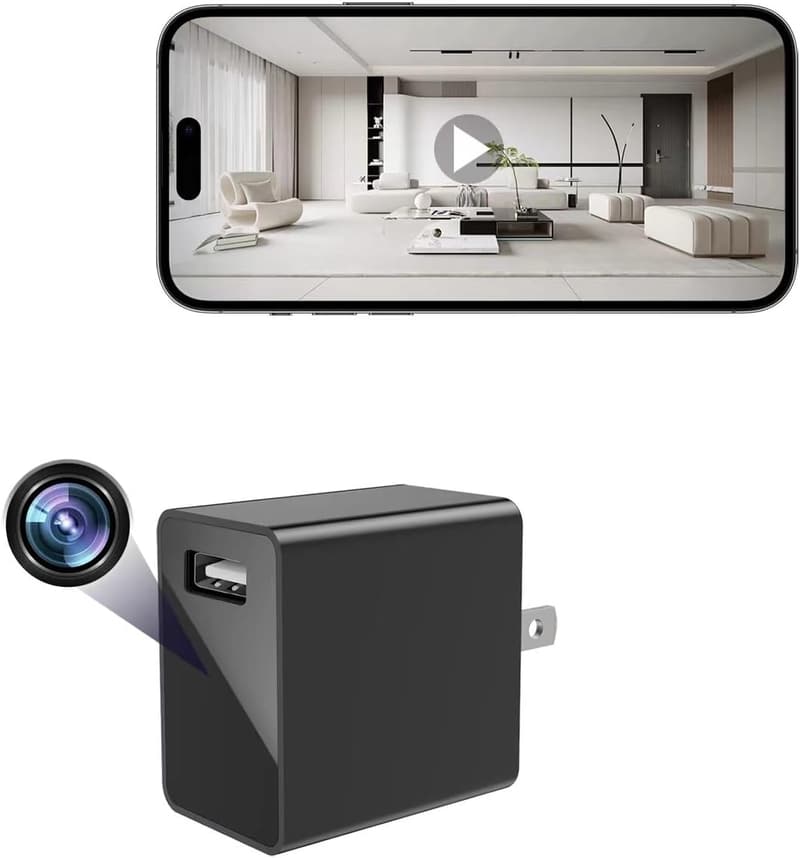 HD 1080P Mini WiFi Nanny Cam for Home Security