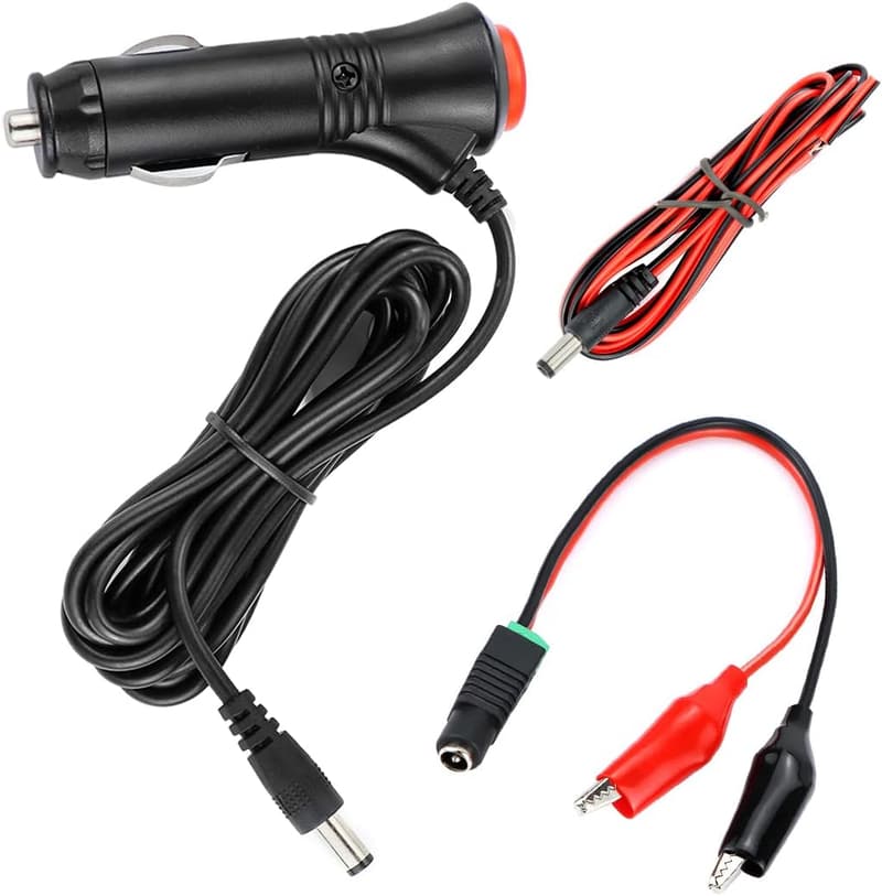 12V Car Cigarette Lighter Charger Cord for Backup Camera & Devices
