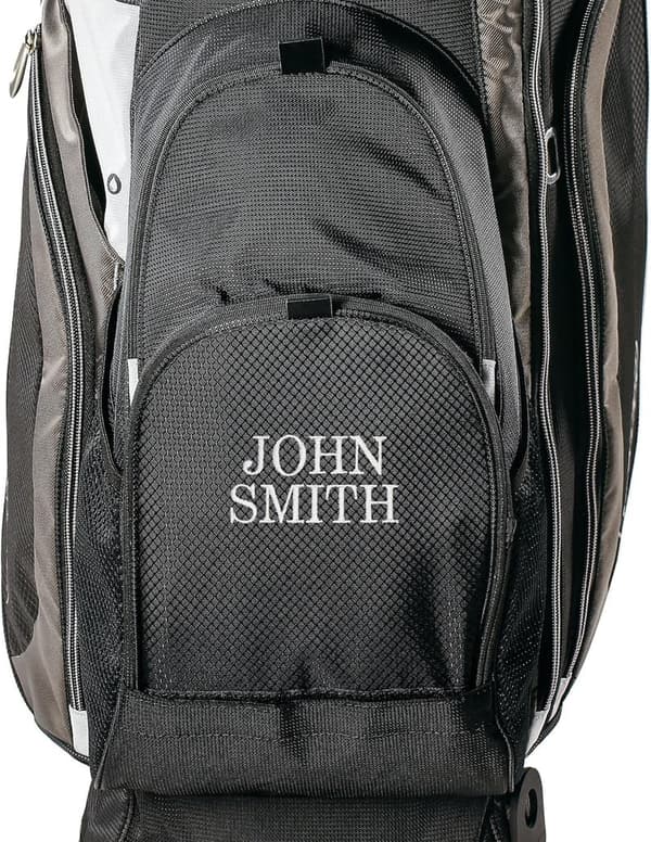 Ultra-Lite Golf Stand Bag with Exclusive Features - Red/White/Blue