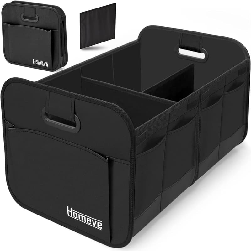 Car Trunk Organizer - Waterproof Multi-Compartment Storage