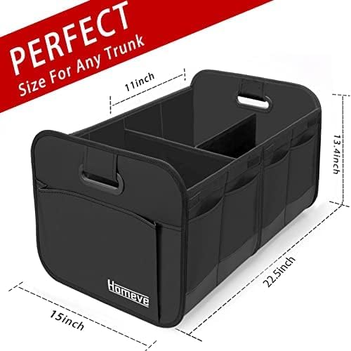 Car Trunk Organizer - Waterproof Multi-Compartment Storage