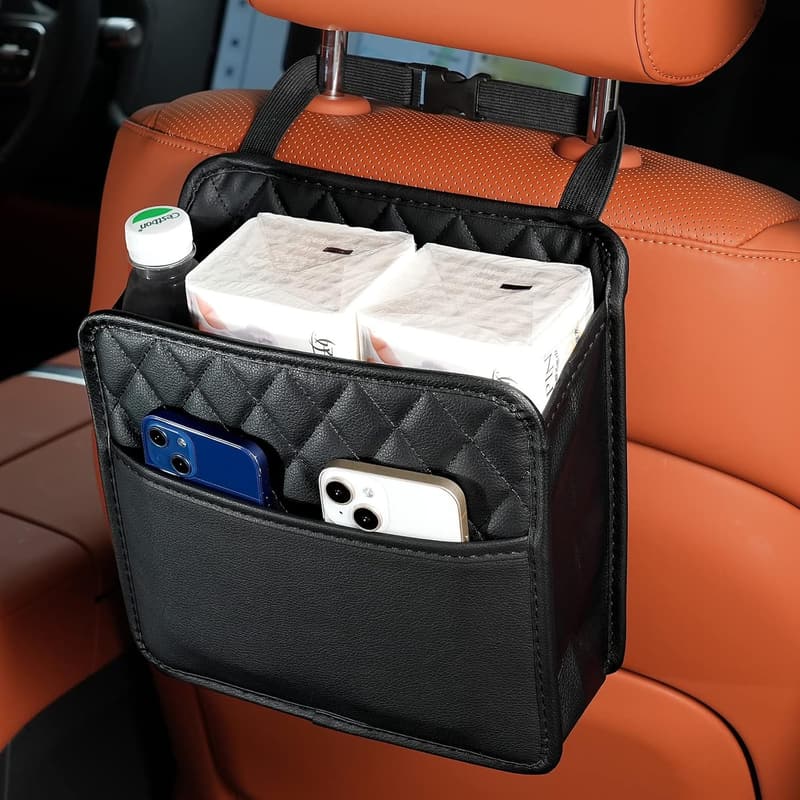 Car Seat Organizer Bag with Multi-Pockets for Travel