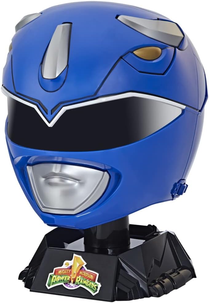 Mighty Morphin Blue Ranger Collector Helmet for Display & Cosplay