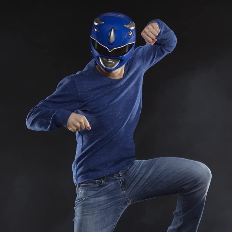 Mighty Morphin Blue Ranger Collector Helmet for Display & Cosplay