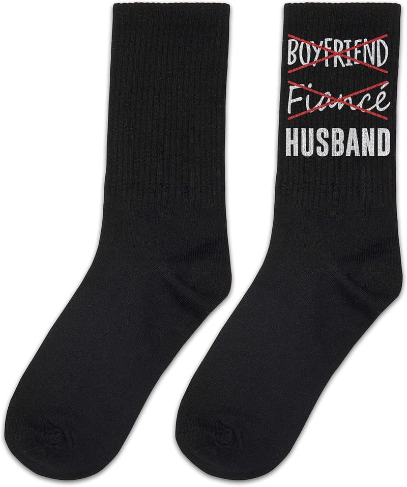 Fiancé Socks - Fun Wedding Gift for Couples