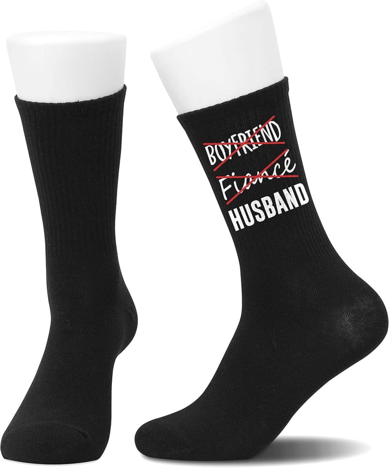 Fiancé Socks - Fun Wedding Gift for Couples