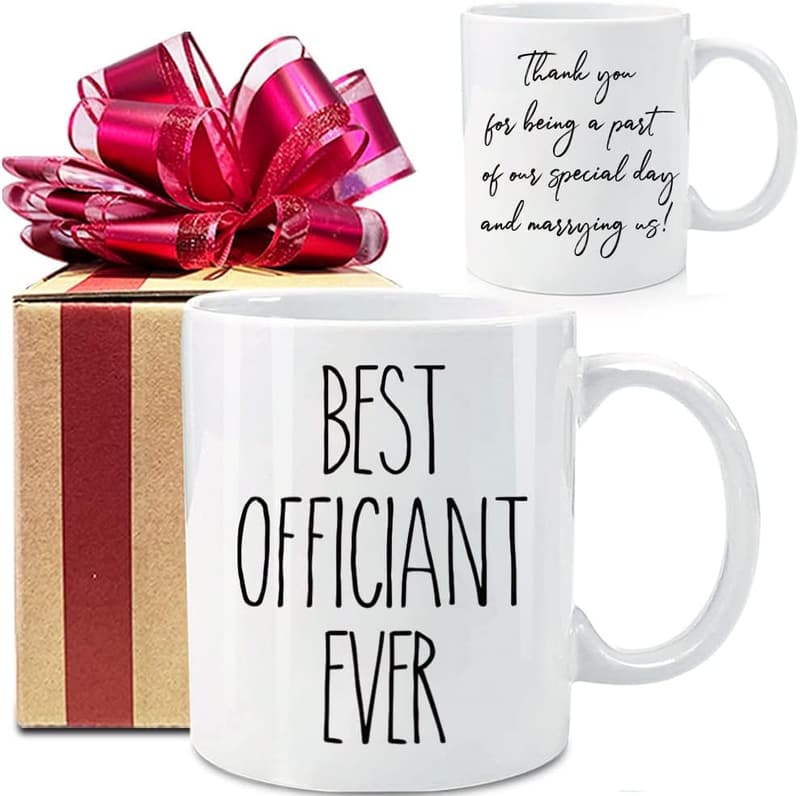 Best Officiant Ever Mug - Thank You Gift from Couple