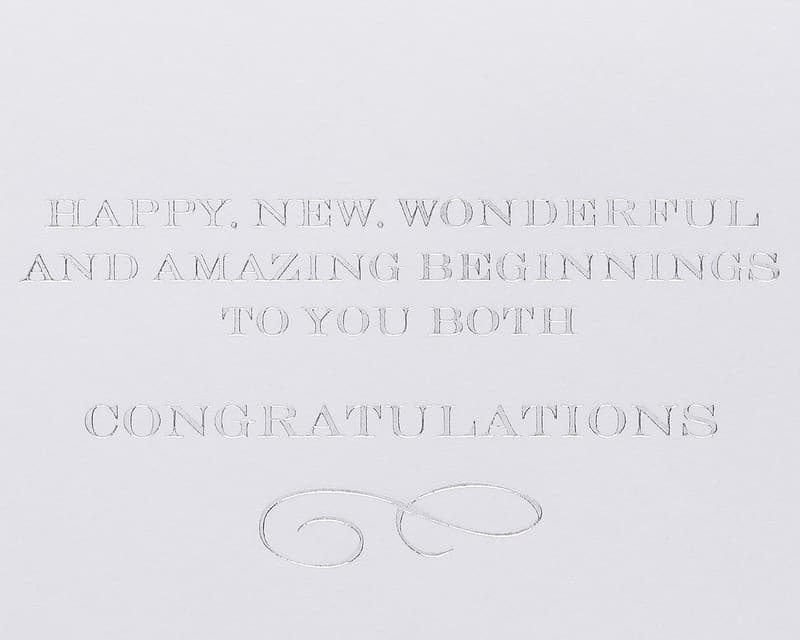 LGBTQIA+ Wedding Card for Grooms - Amazing Beginnings