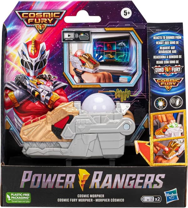 Power Rangers Cosmic Fury Morpher with Sound and Color Change Lights