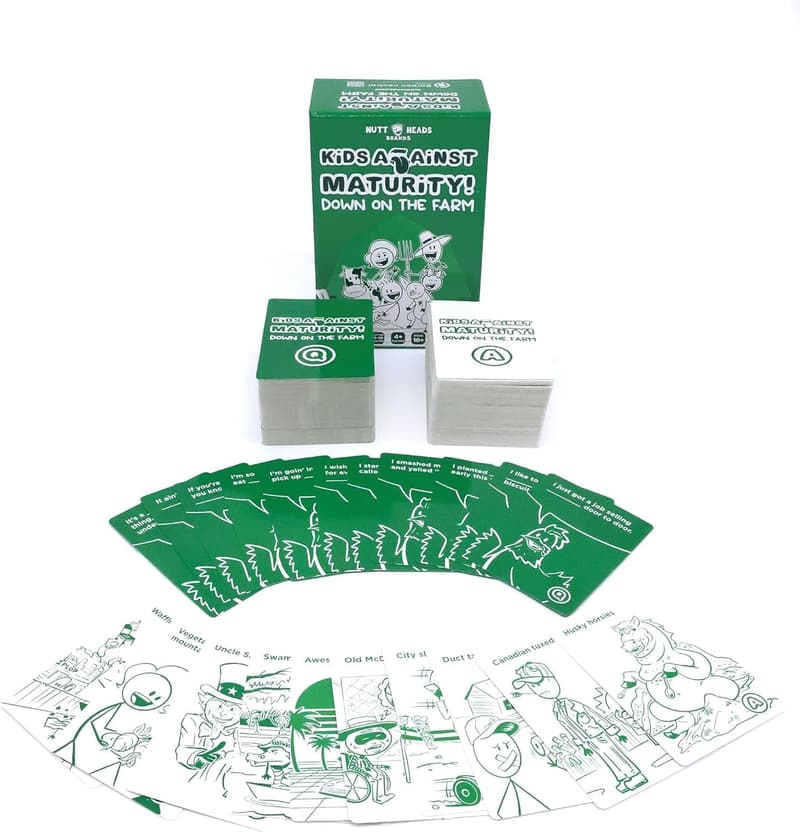 Family Party Card Game: Kids Against Maturity - Farm Edition