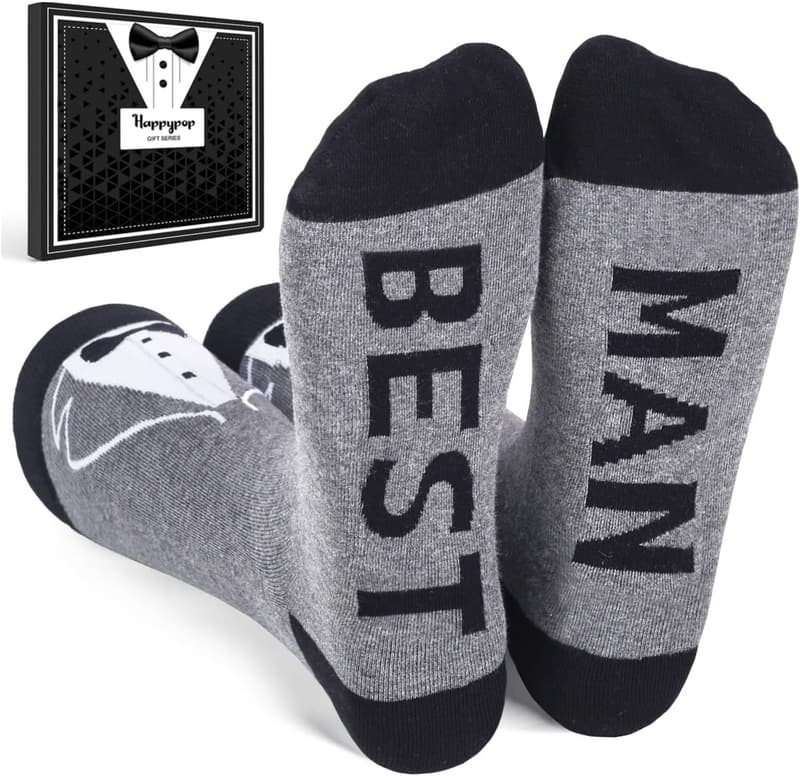 Wedding Gifts: Funny Socks for Groom & Bride