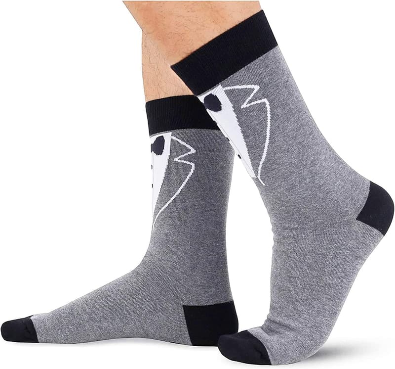 Wedding Gifts: Funny Socks for Groom & Bride