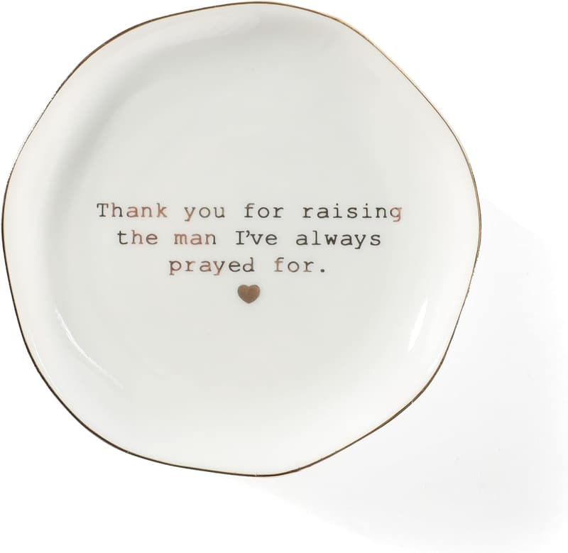 Mother of Groom Ceramic Ring Dish, Perfect Wedding Gift