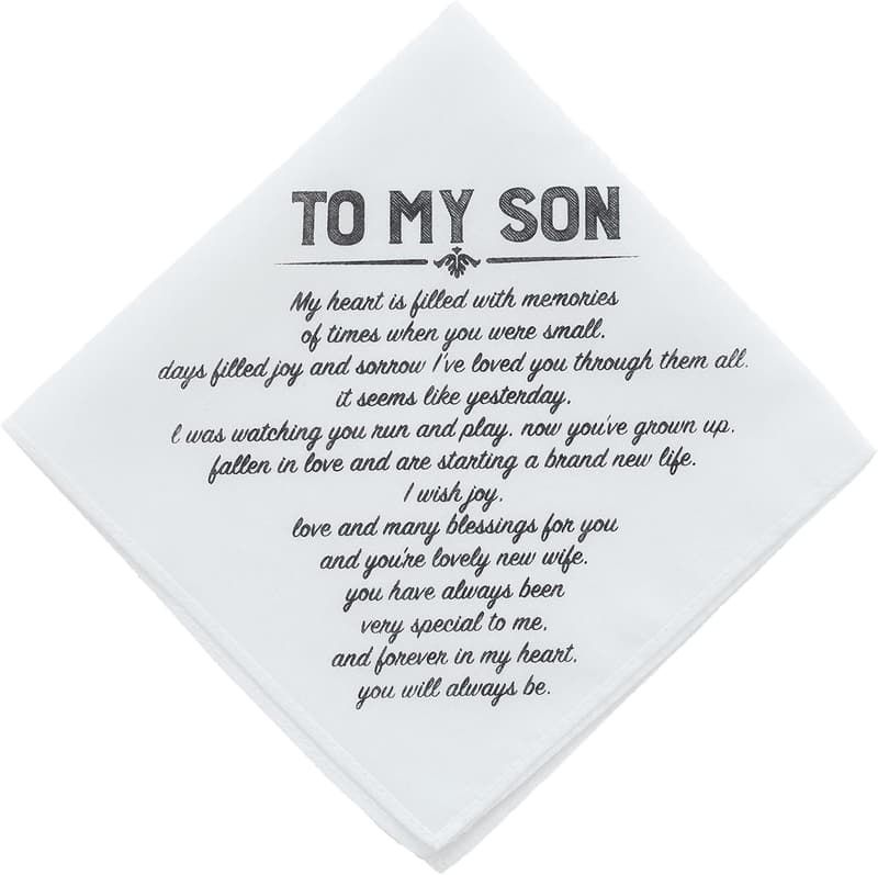Father of the Bride Wedding Handkerchief Gift for Dad