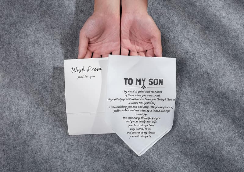 Father of the Bride Wedding Handkerchief Gift for Dad