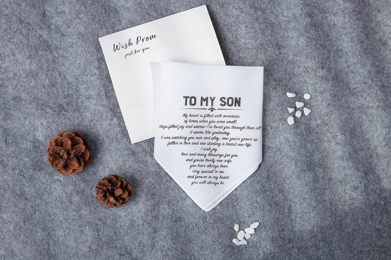 Father of the Bride Wedding Handkerchief Gift for Dad