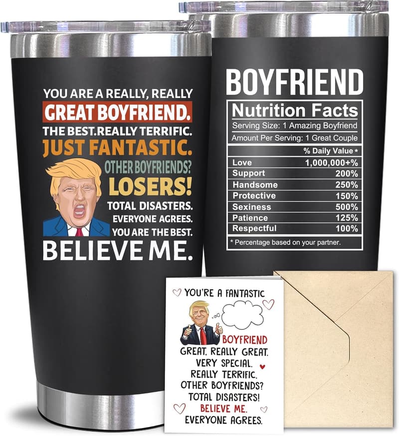 Funny Birthday Tumbler Gift for Boyfriend - 20 Oz