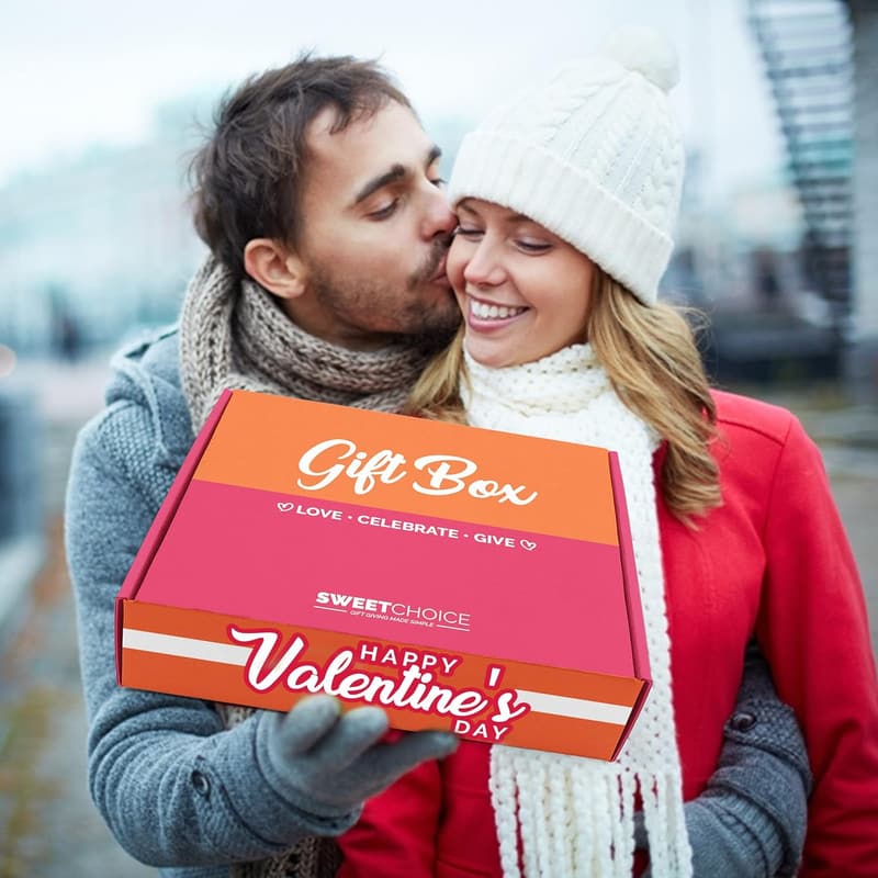 Valentine's Day Snack & Chocolate Gift Box Assortment