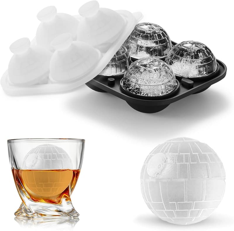 Whiskey Sphere Ice Cube Mold - Fun Shapes for Men