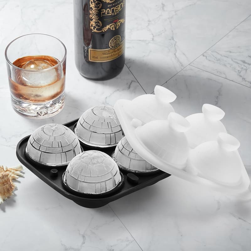 Whiskey Sphere Ice Cube Mold - Fun Shapes for Men