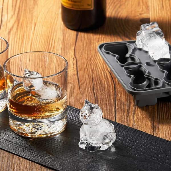 Cat Lover 3D Ice Cube Mold - Large Craft Trays for Cocktails