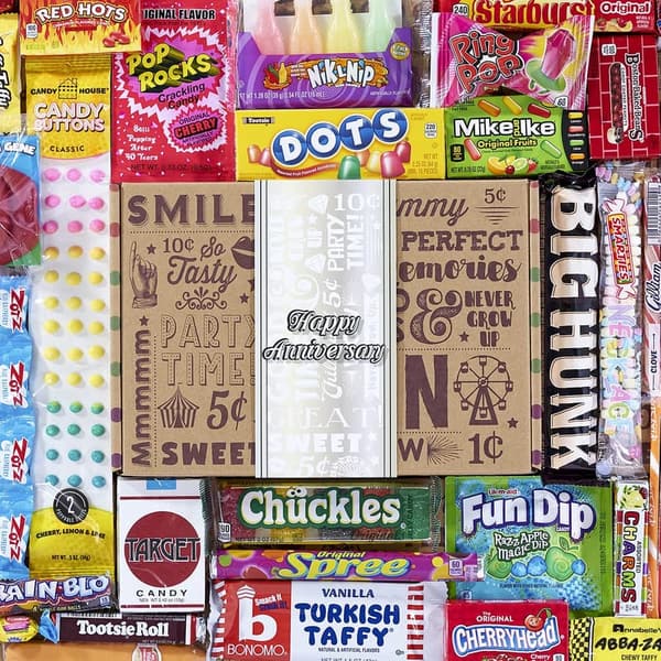 Anniversary Candy Care Package - Unique Treats for Couples