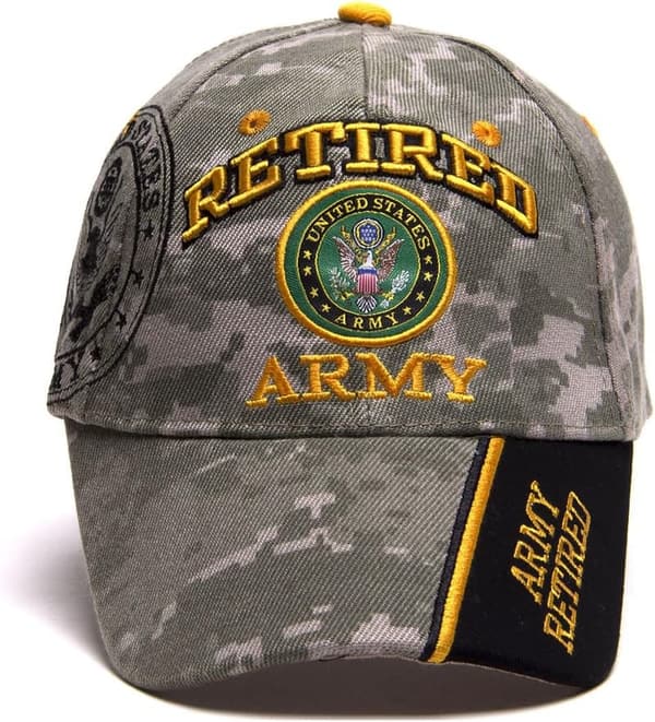United States Army Retired Adjustable Digi Camo Cap