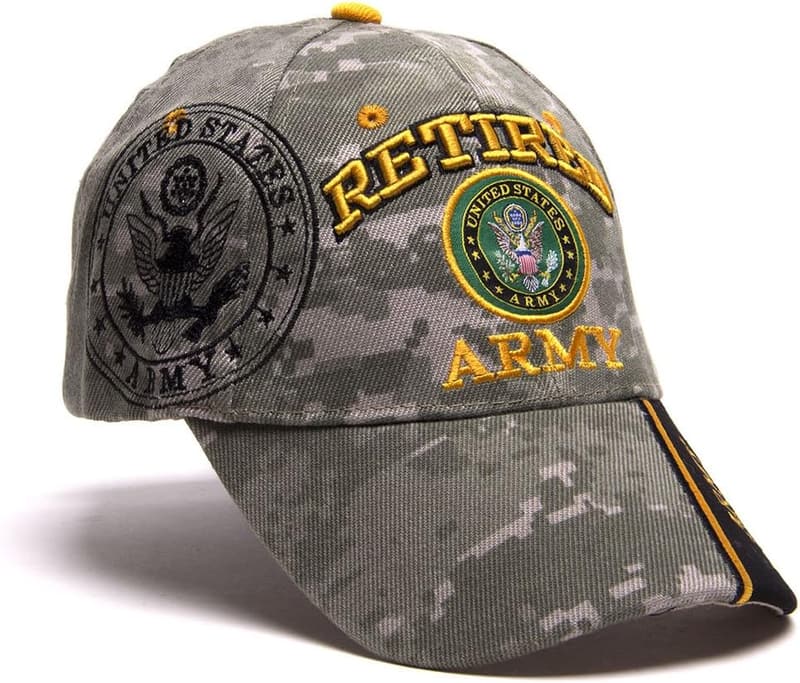 United States Army Retired Adjustable Digi Camo Cap