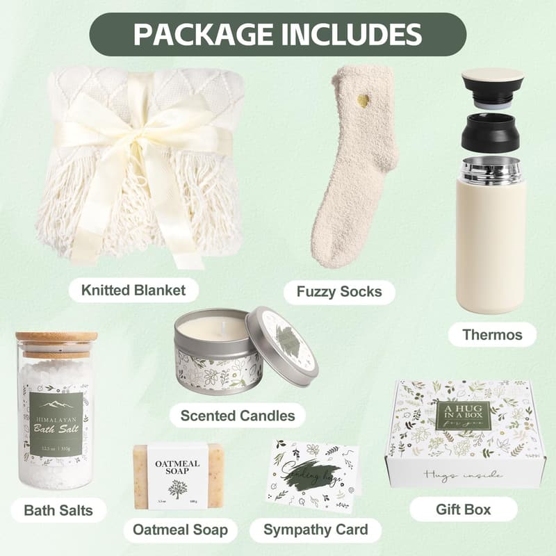 Inspirational Sympathy Gift Basket for Women