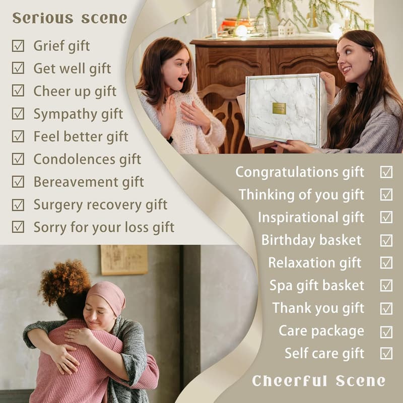Get Well Soon Care Package for Women - 12PC Gift Set