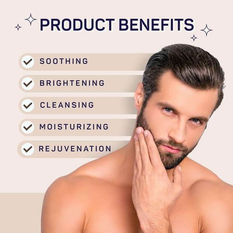 Men's Sandalwood Spa Skincare Set - Complete Luxury Care Kit